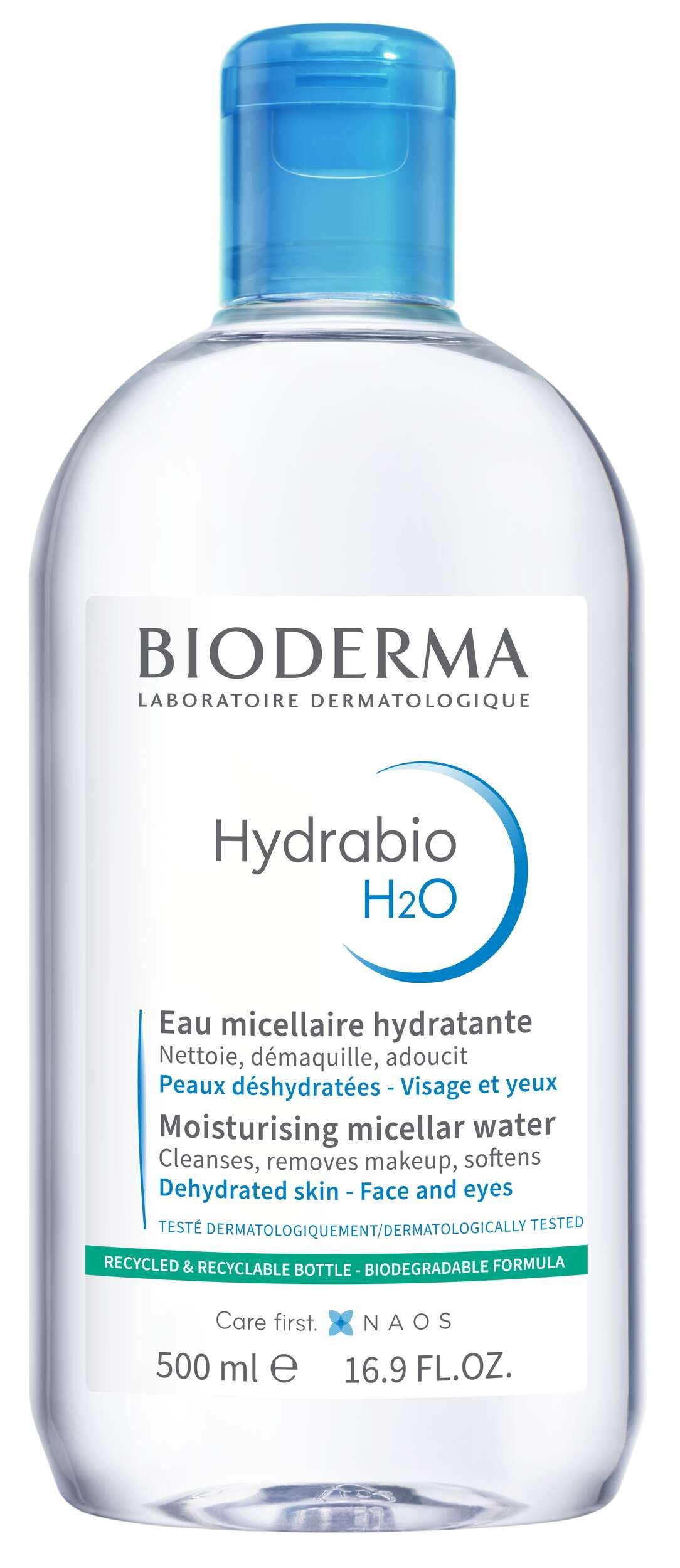 Bioderma Hydrabio H2o Acqua Micellare Struccante Idratante Pelle Disidratata 500ml