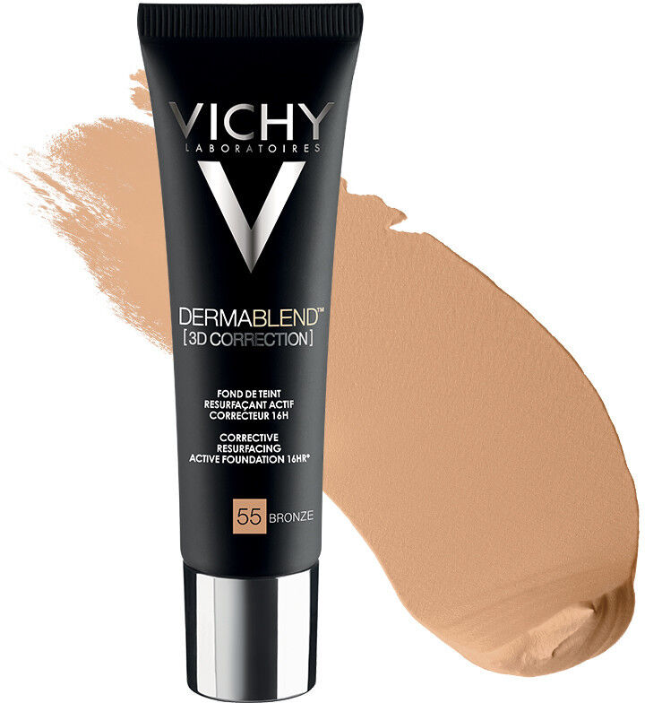 Vichy Dermablend 3d Fondotinta Coprente Per Pelle Grassa Con Imperfezioni Tonalità 55 30ml