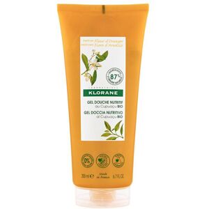 Klorane Gel Doccia Nutritivo Al Burro Di Cupuacu Bio Profumazione Miele D'arancio 200ml