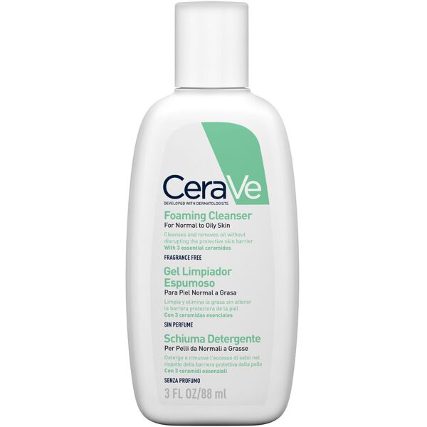 cerave schiuma detergente viso 88ml