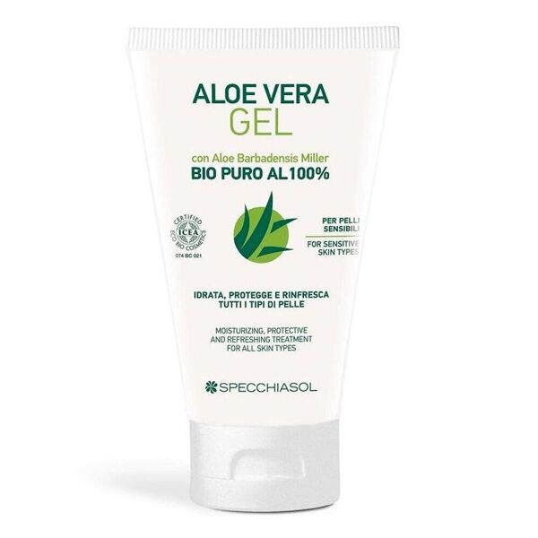 specchiasol aloe vera gel corpo bio puro 100% 150ml