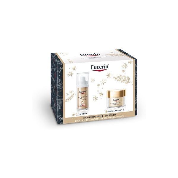 eucerin hyaluron filler + elasticity cofanetto natale