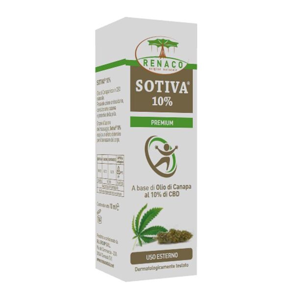 sotiva 10% olio corpo gocce 10ml