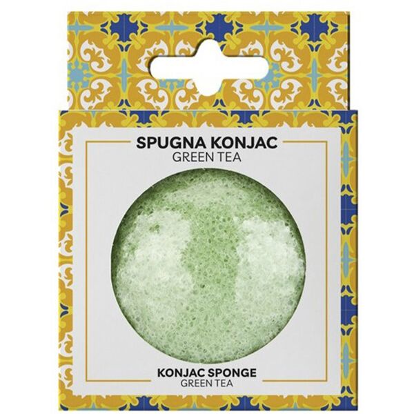 colors spugna konjac green tea purificante 1 pezzo