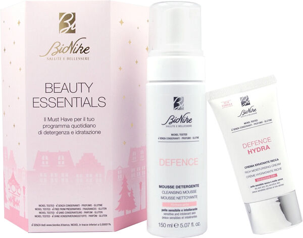 bionike beauty essentials kit detergenza e idratazione