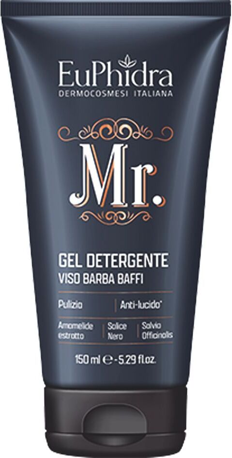 euphidra mr. detergente viso barba baffi 150ml