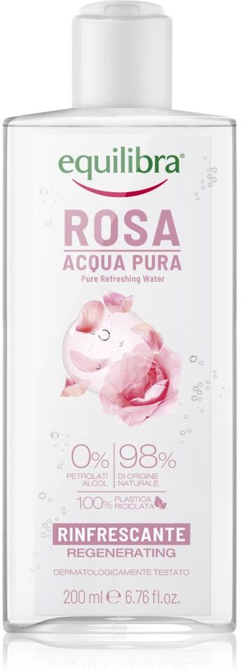 equilibra acqua pura di rosa tonico viso 200ml