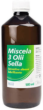 Sella Miscela 3 Olii Lassativo Oleoso Lubrificante 500ml