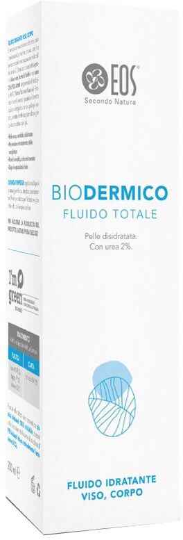 Eos Biodermico Fluido Totale Pelle Disidratata Urea 2% Idratante Viso Corpo 200ml