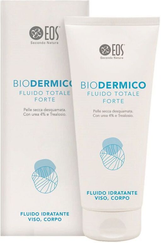 Eos Biodermico Fluido Totale Forte Pelle Secca Desquamata Urea 4% Trealosio Idratante Viso Corpo 200ml