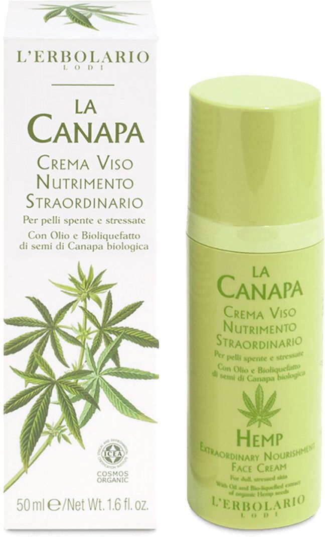 L'erbolario La Canapa Crema Viso Nutrimento Straordinario 50ml