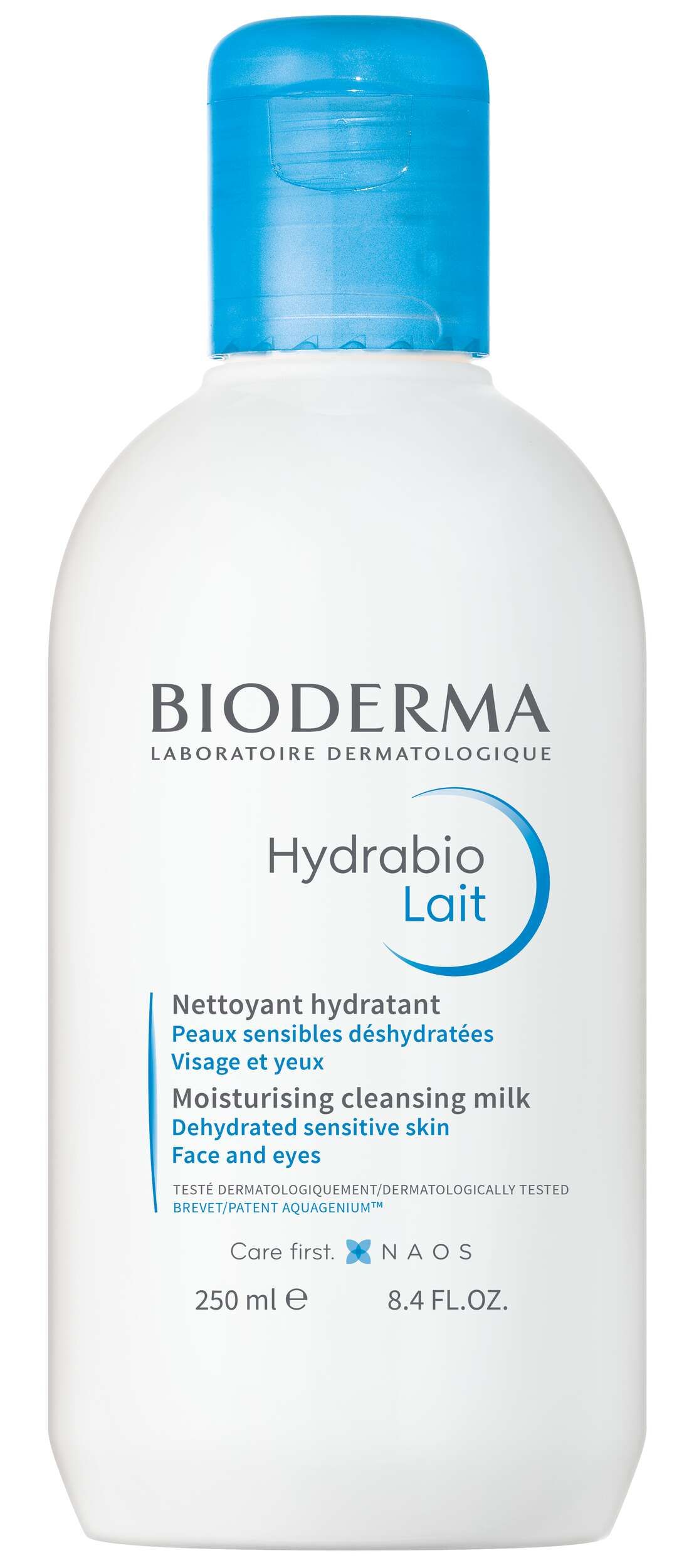Bioderma Hydrabio Lait Latte Struccante Idratante Pelle Disidratata 250ml