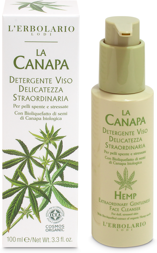 L'erbolario La Canapa Gel Detergente Viso 100ml