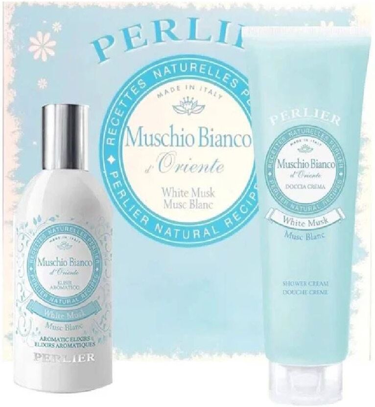 Perlier Cofanetto Elisir Donna Muschio Bianco D'oriente 2 Pezzi