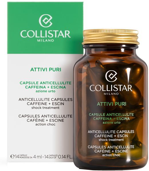 Collistar Attivi Puri Integratore Anti Cellulite Caffeina + Escina 14 Capsule