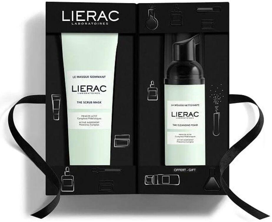 Lierac Cofanetto Maschera Esfoliante 75ml + Mousse Detergente 50ml