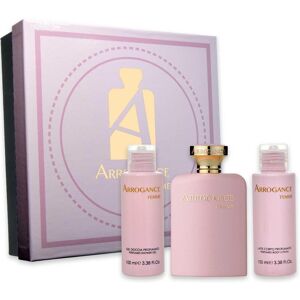 Arrogance Femme Cofanetto Donna Eau De Toilette 50ml + Gel Doccia 100ml + Lozione Corpo 100ml