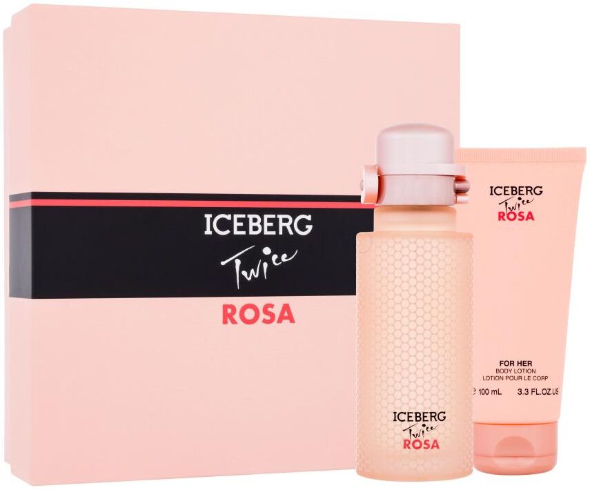 iceberg twice rosa set eau de toilette 125ml + crema corpo 100ml