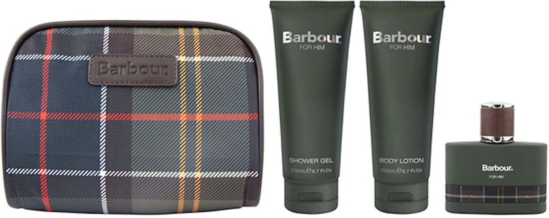 Barbour Cofanetto Uomo Eau De Parfum 50ml + Lozione Corpo 200ml + Gel Doccia 200ml