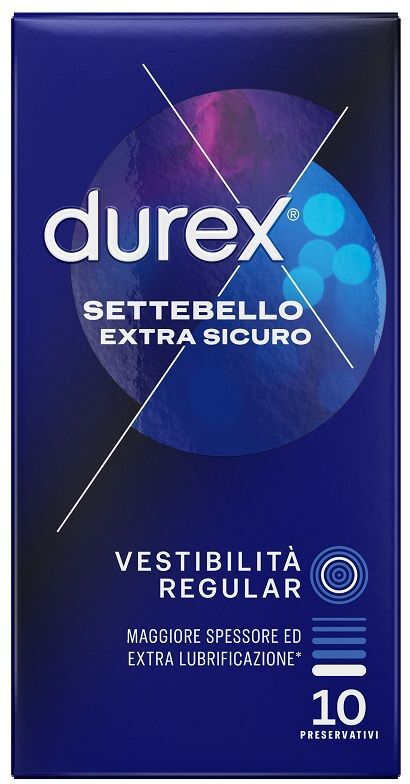 Durex Settebello Extra Sicuro Profilattico 10 Pezzi