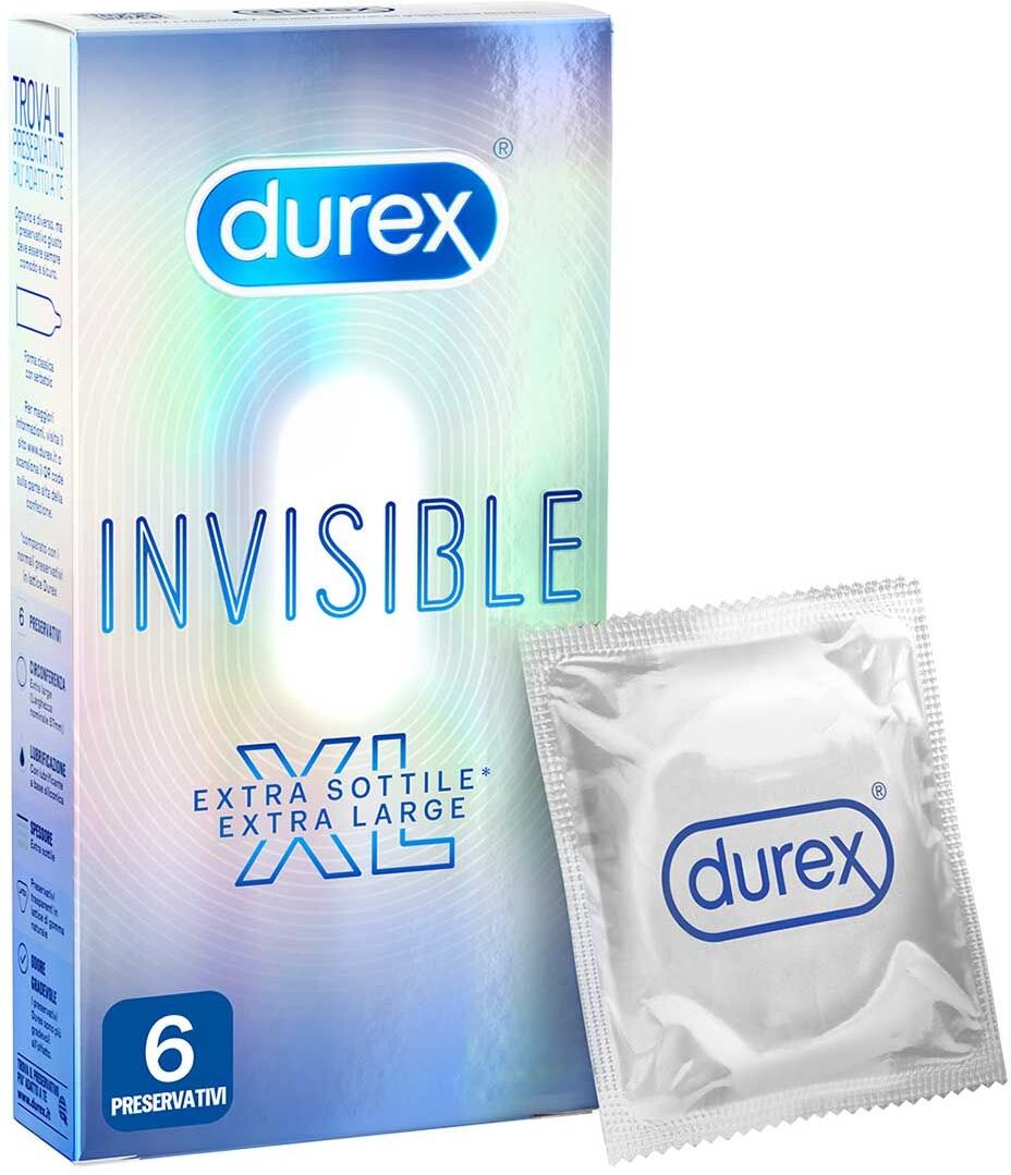 Durex Profilattico Invisible Xl 6 Pezzi