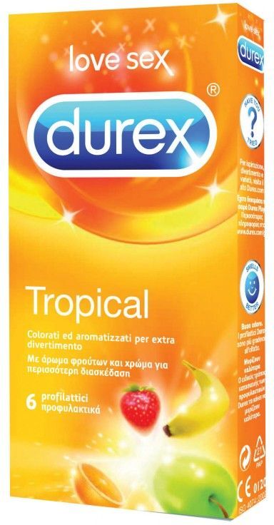 Durex Tropical Easy On Profilattici 6 Pezzi