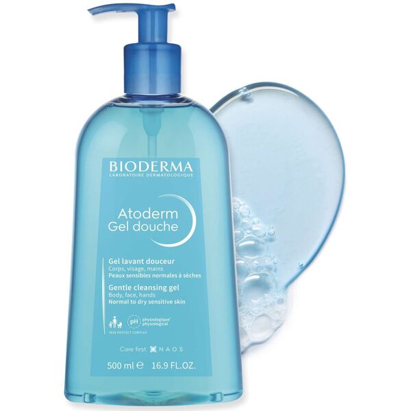 bioderma atoderm gel douche gel doccia detergente quotidiano 500ml