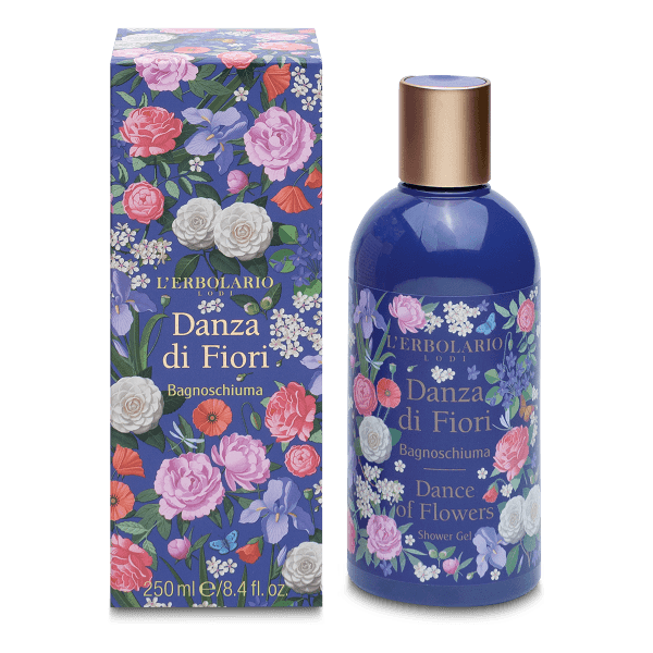 l'erbolario danza di fiori bagnoschiuma 250ml