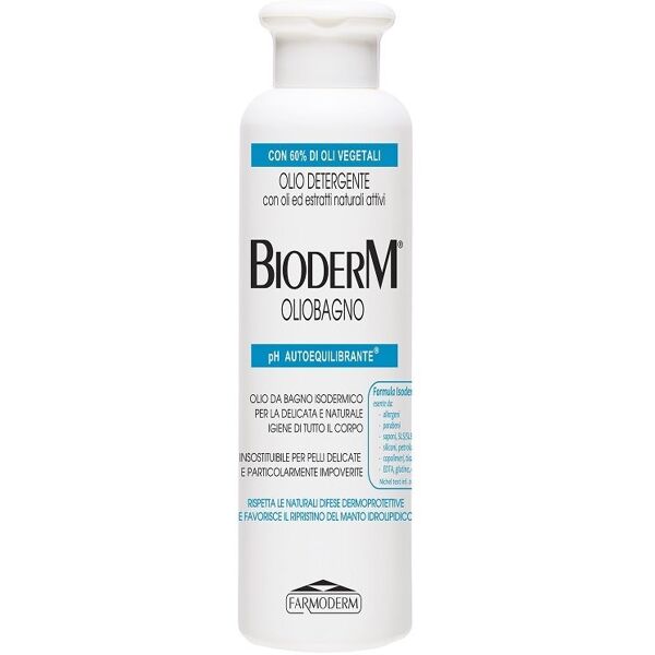 farmoderm bioderm olio bagno detergente dermoprotettivo 250ml