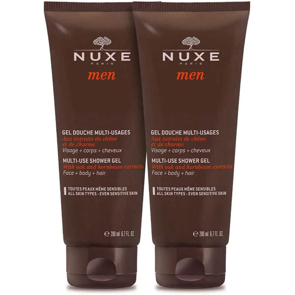 nuxe men duo gel doccia multiuso uomo 200ml + 200ml