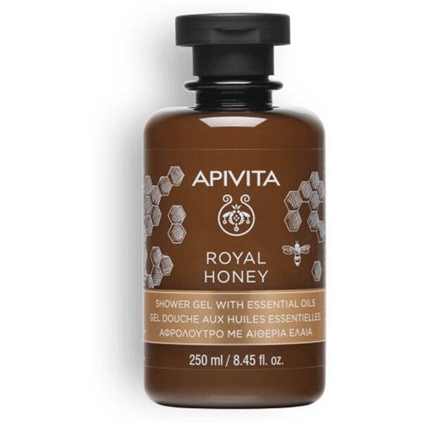 apivita royal honey gel doccia cremoso con oli essenziali 250ml