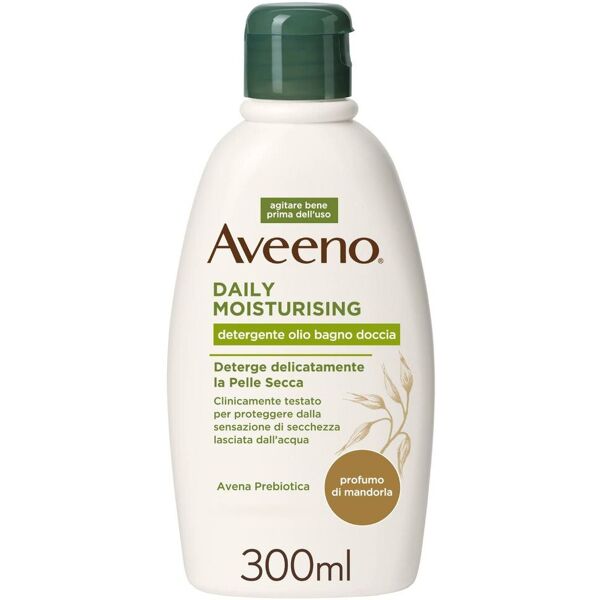 aveeno daily moisturising detergente olio quotidiano pelle sensibile 300ml