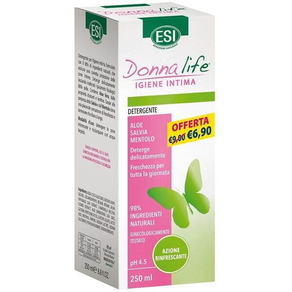 esi donna life detergente igiene intima fresco 250ml