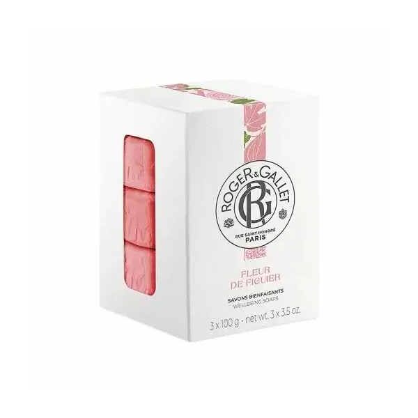 roger & gallet roger&gallet saponette fleur de figuier 3x100g