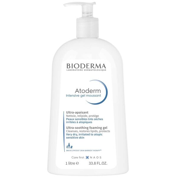 bioderma atoderm intensive gel moussant gel doccia antirritazioni pelle secca e atopica 1l