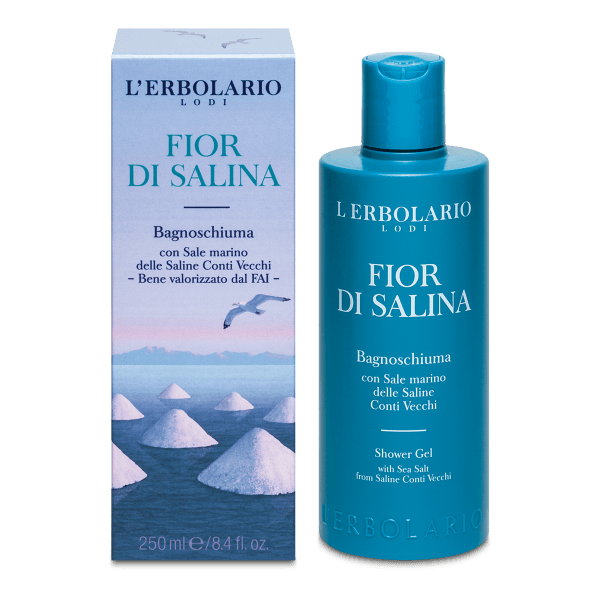 l'erbolario fior di salina bagnoschiuma 250ml