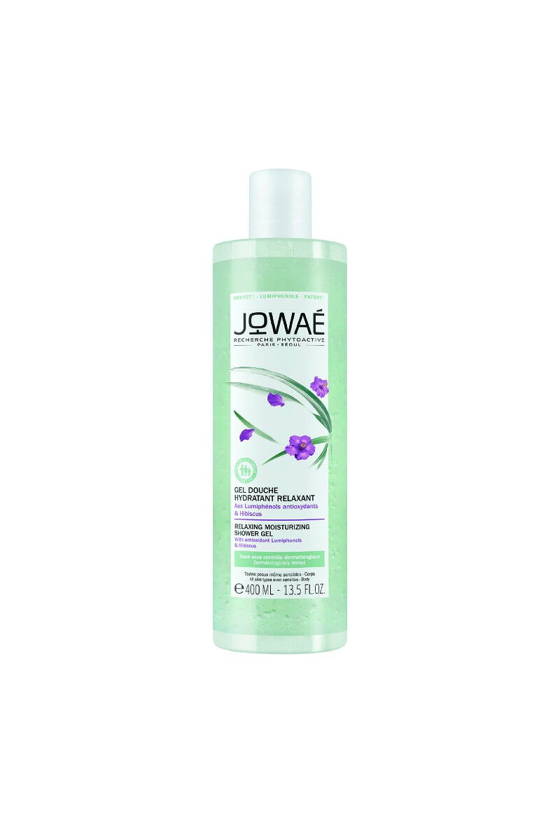 jowae jowaé gel doccia idratante rilassante corpo all'ibisco 400ml