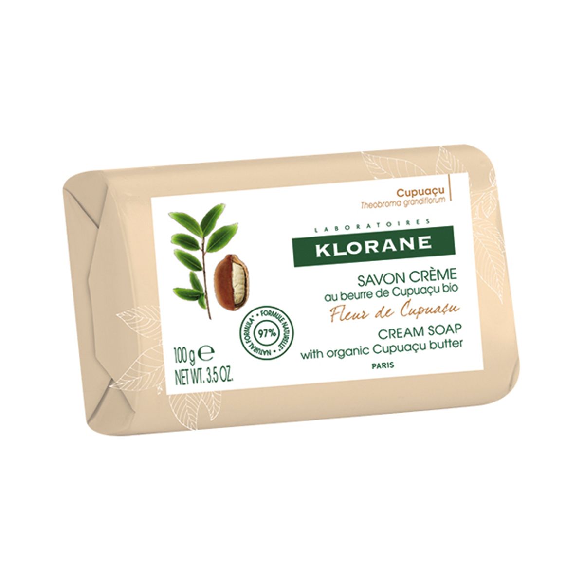 klorane crema sapone fiore di cupuacu 100g