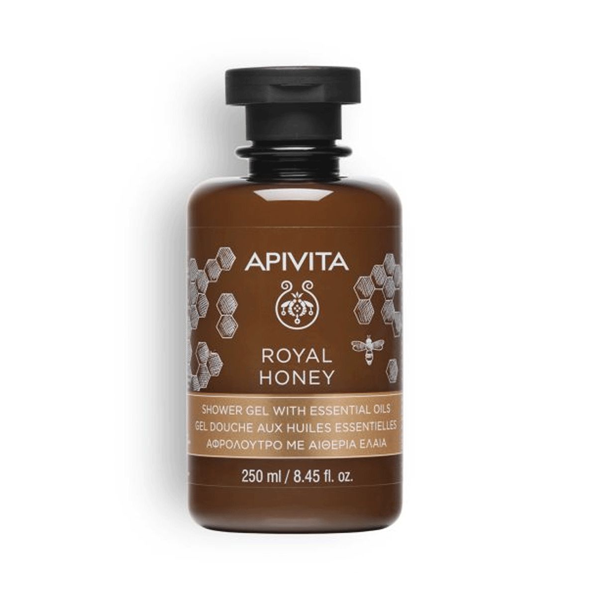 apivita royal honey gel doccia cremoso con oli essenziali 250ml