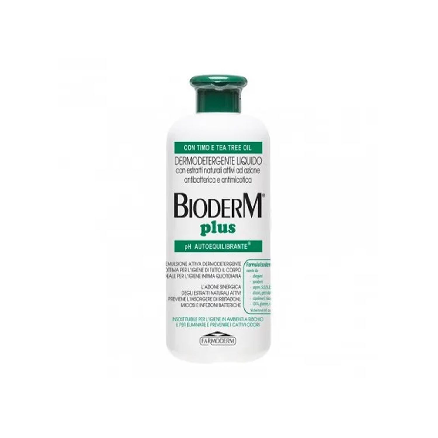 farmoderm bioderm plus detergente antibatterico 500ml