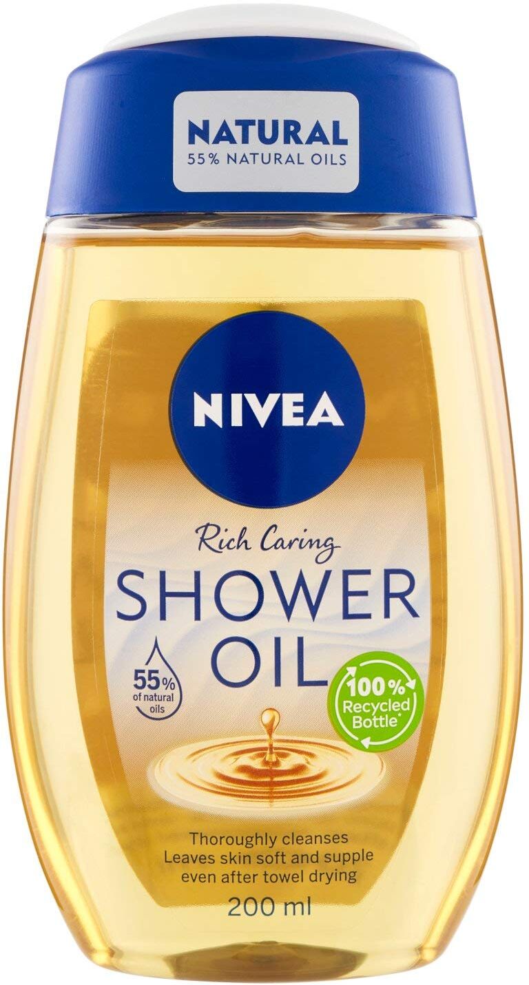 nivea doccia olio detergente corpo oli naturali 200ml