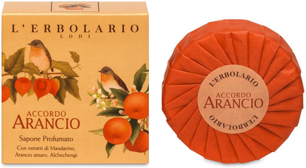 l'erbolario accordo arancio sapone profumato 100g