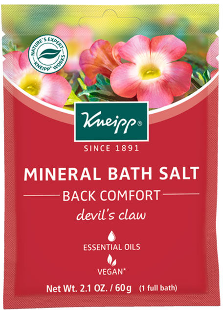 kneipp benessere schiena sale da bagno artiglio del diavolo 60g