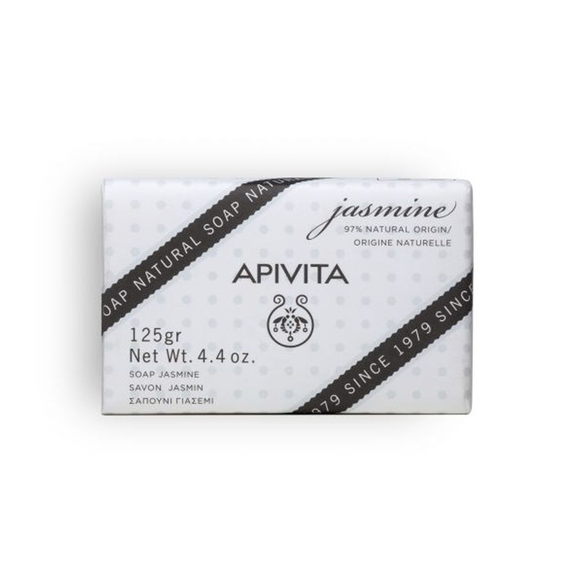 Apivita Natural Soap Sapone Solido Gelsomino 125g