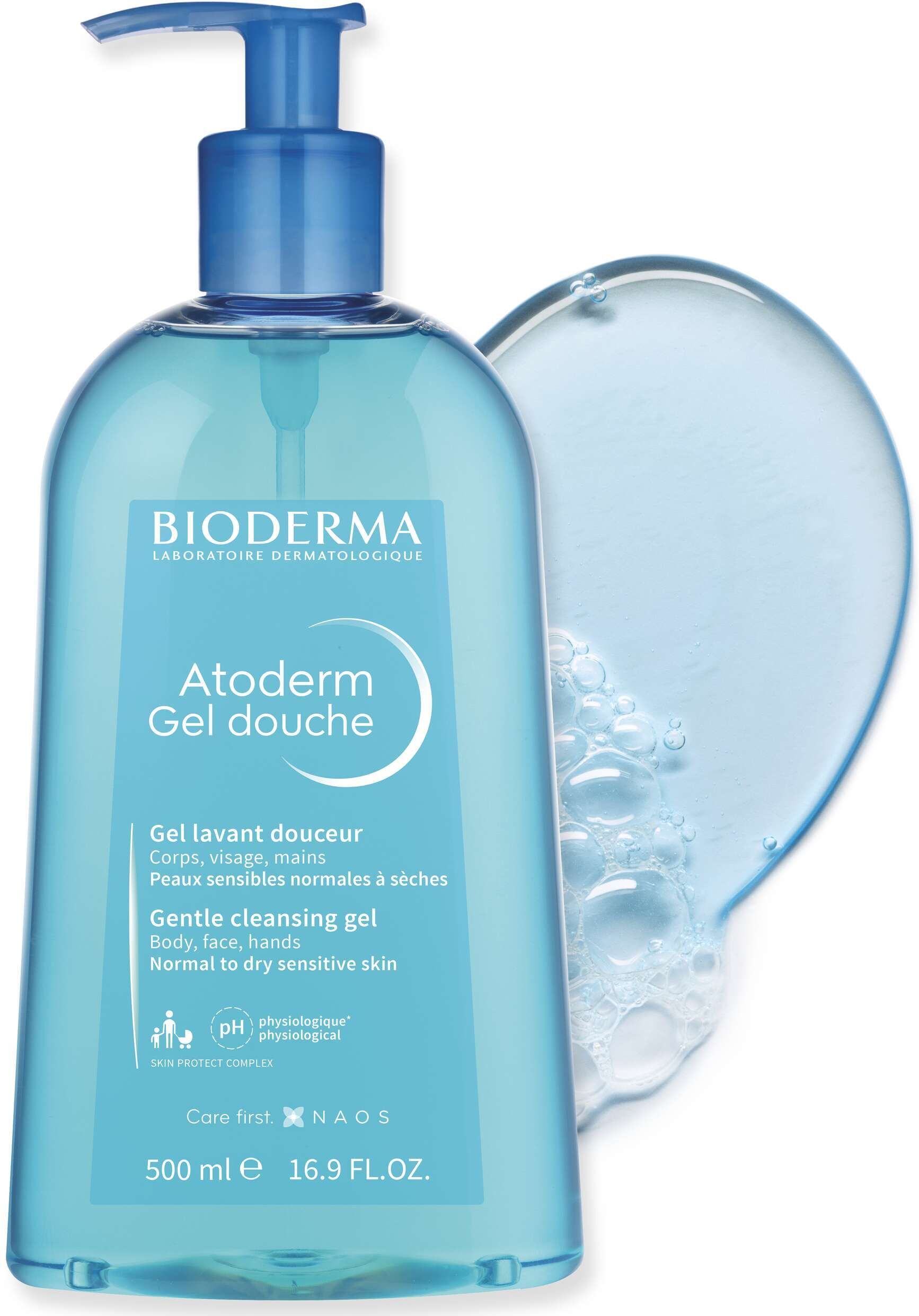 Bioderma Atoderm Gel Douche Gel Doccia Detergente Quotidiano 500ml