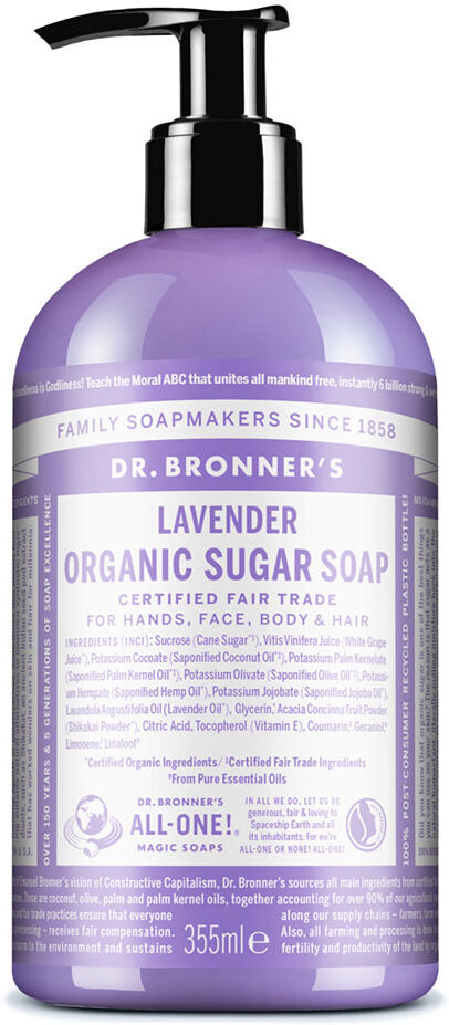 Dr. Bronner's Organic Sugar Sapone 355ml