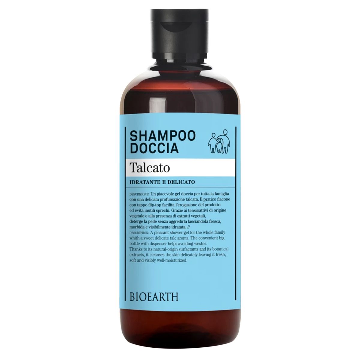 Bioearth Shampoo Doccia Talcato 500ml