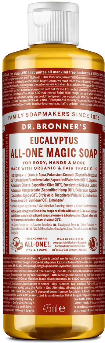 Dr. Bronner's Dr. Bronner 18 In 1 Sapone Liquido Eucalyptus 475ml