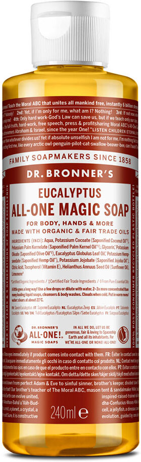 Dr. Bronner's Dr Bronner's Eucalyptus 18 In 1 Sapone Liquido 240ml