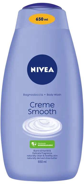 Nivea Bagnodoccia Creme Smooth 650ml